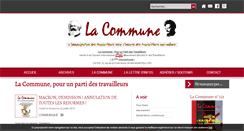 Desktop Screenshot of lacommune.org